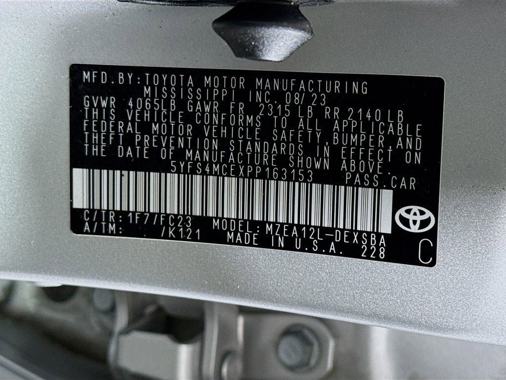 Certified 2023 Toyota Corolla SE w/ Carpet Mat Package (TMS) image 35