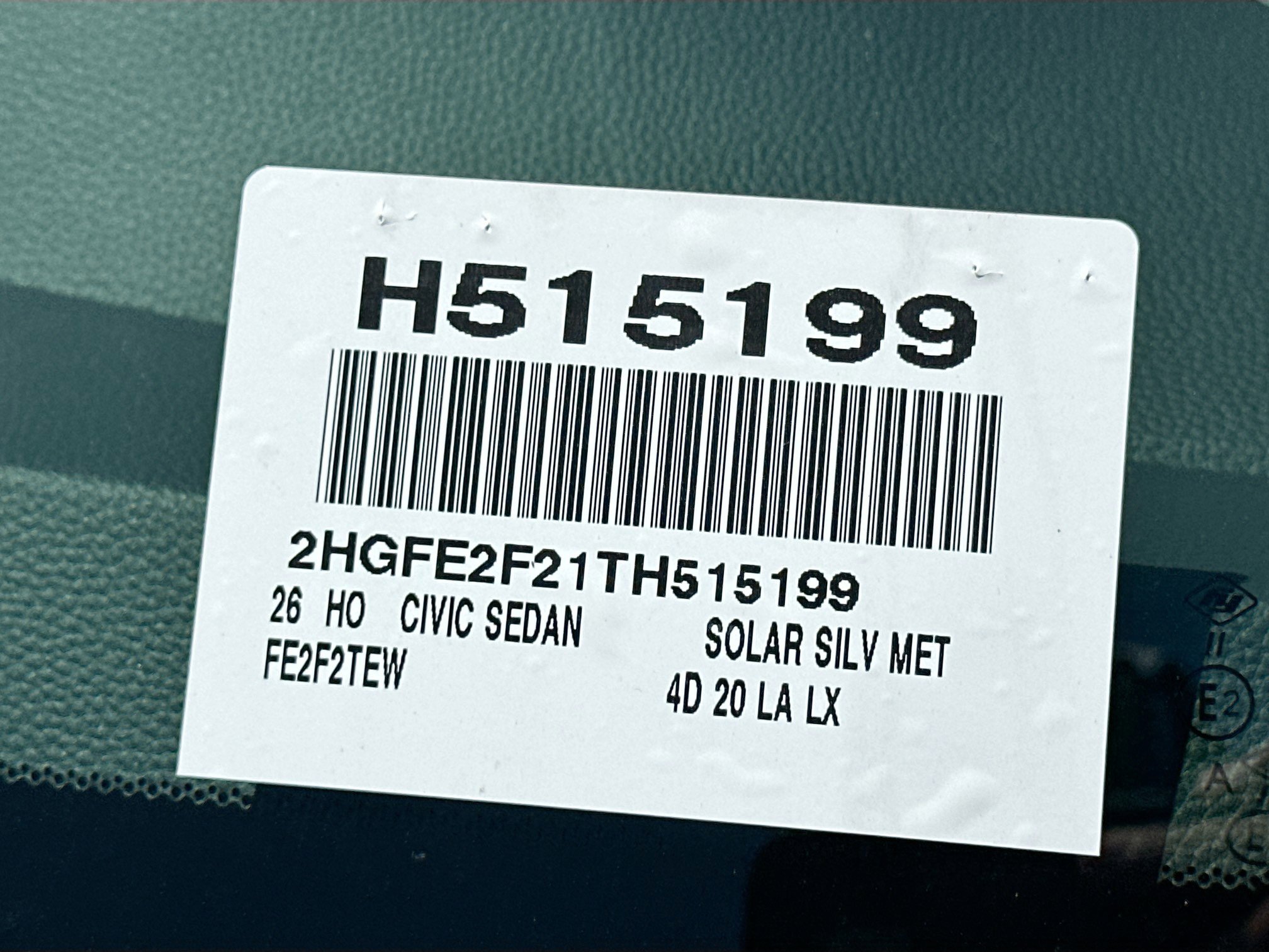 New 2026 Honda Civic LX image 25