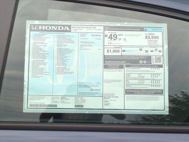 New 2026 Honda Civic Sport Touring image 18