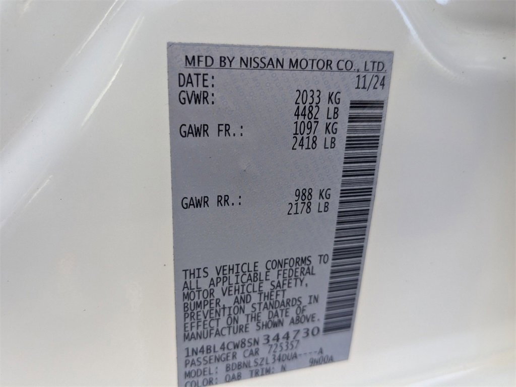 Used 2025 Nissan Altima 2.5 SR image 33