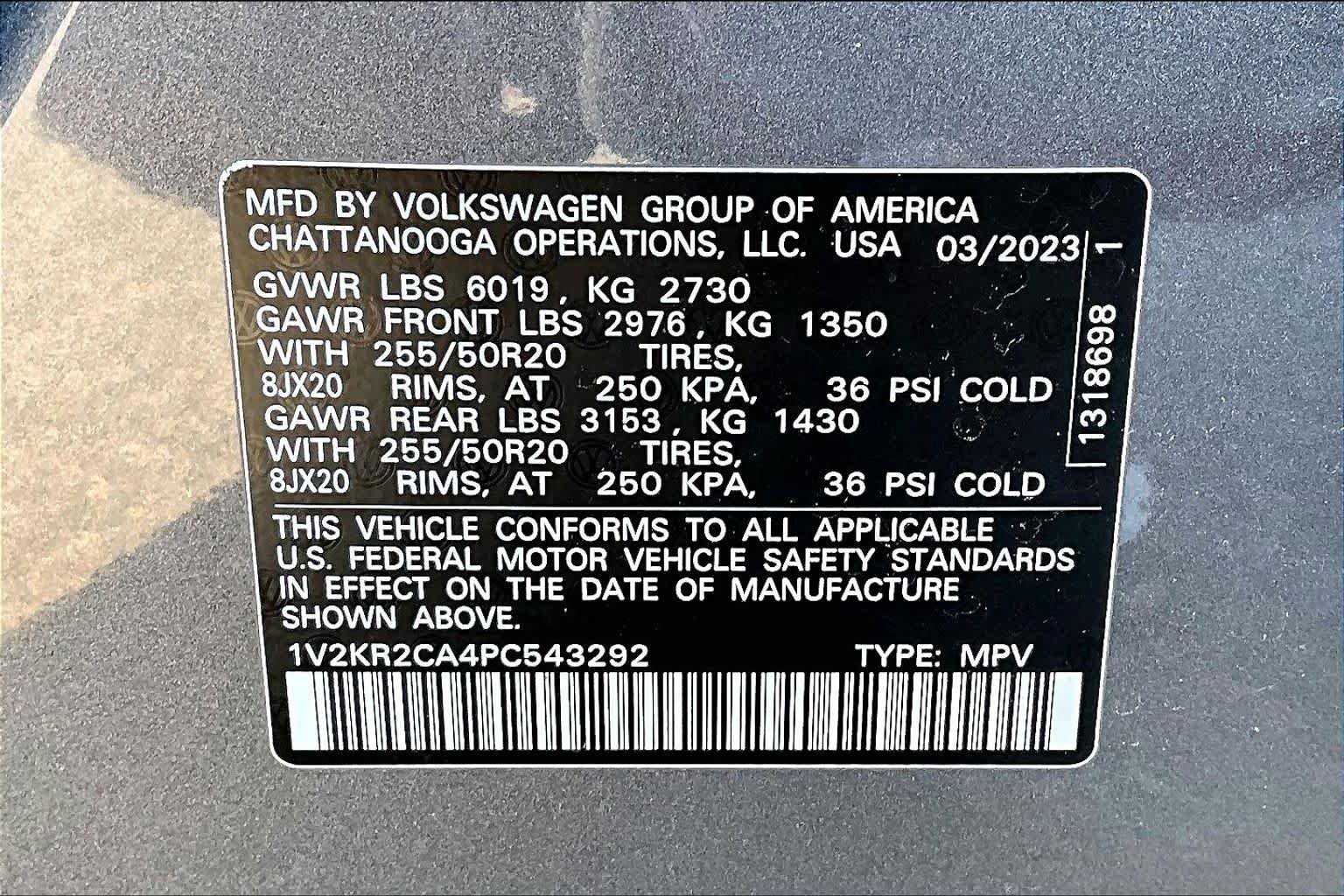 Used 2023 Volkswagen Atlas SE w/ Panoramic Sunroof Package AWD/4WD image 36