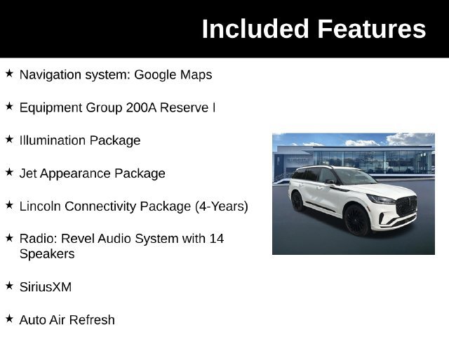 New 2026 Lincoln Aviator Reserve w/ Jet Appearance Package AWD/4WD image 6