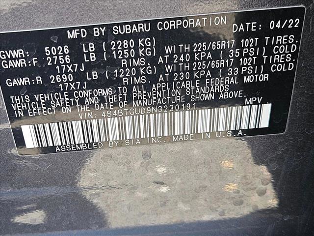 Used 2022 Subaru Outback Wilderness w/ Wilderness Package AWD/4WD image 25