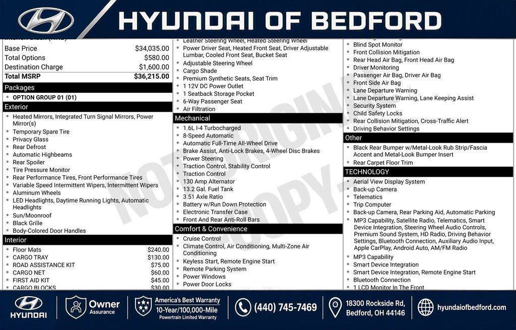 New 2026 Hyundai Kona Limited AWD/4WD image 38