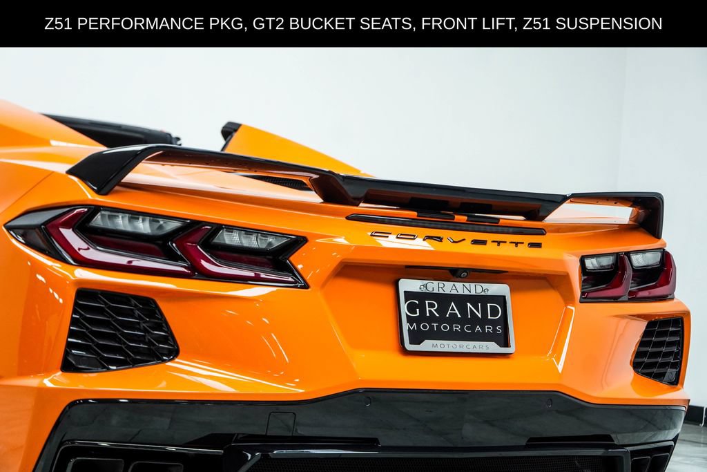 Used 2024 Chevrolet Corvette Stingray Preferred Conv w/ Z51 Performance Package RWD image 19