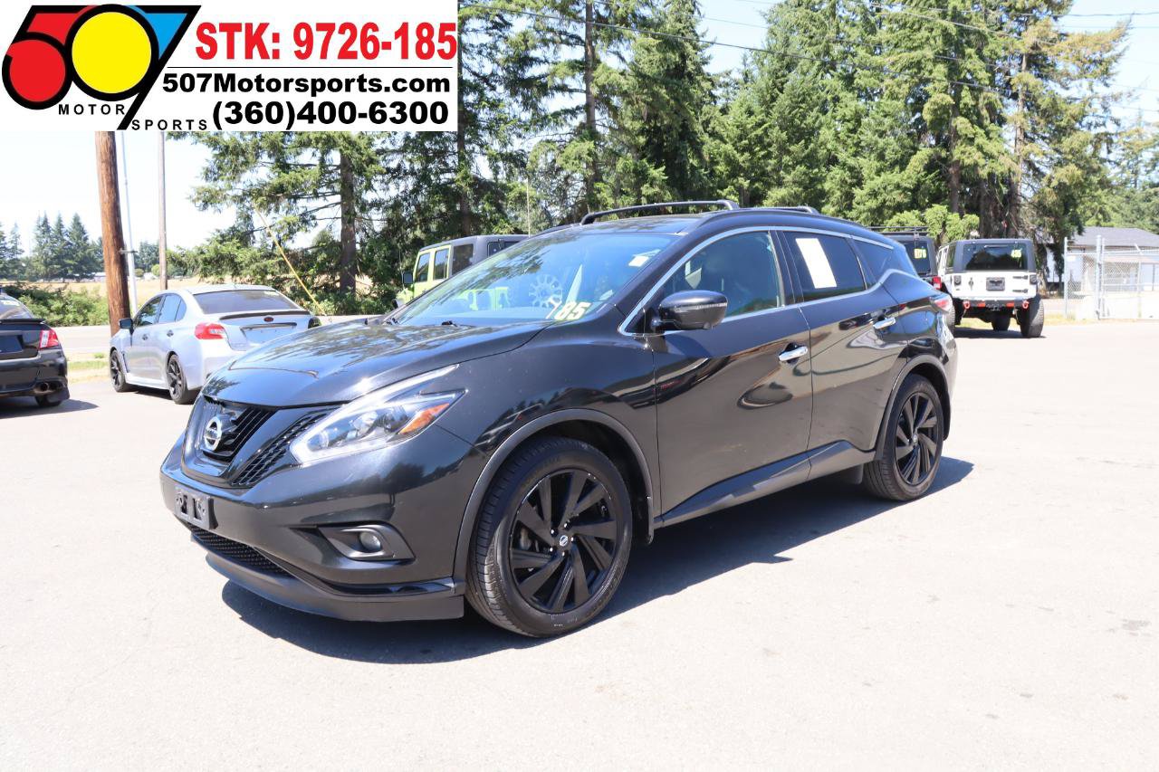 Used 2018 Nissan Murano SL w/ Midnight Edition Package AWD/4WD image 2