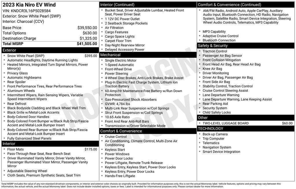 Used 2023 Kia Niro Wind image 10