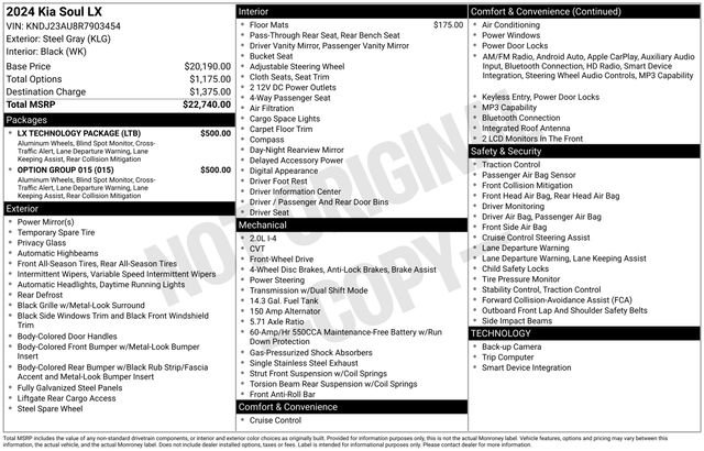 Used 2024 Kia Soul LX w/ Option Group 015 image 27