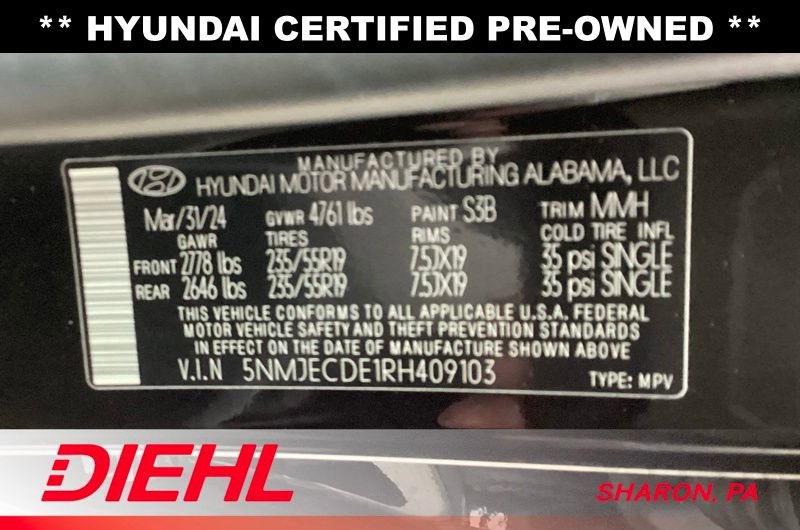 Used 2024 Hyundai Tucson Limited AWD/4WD image 10