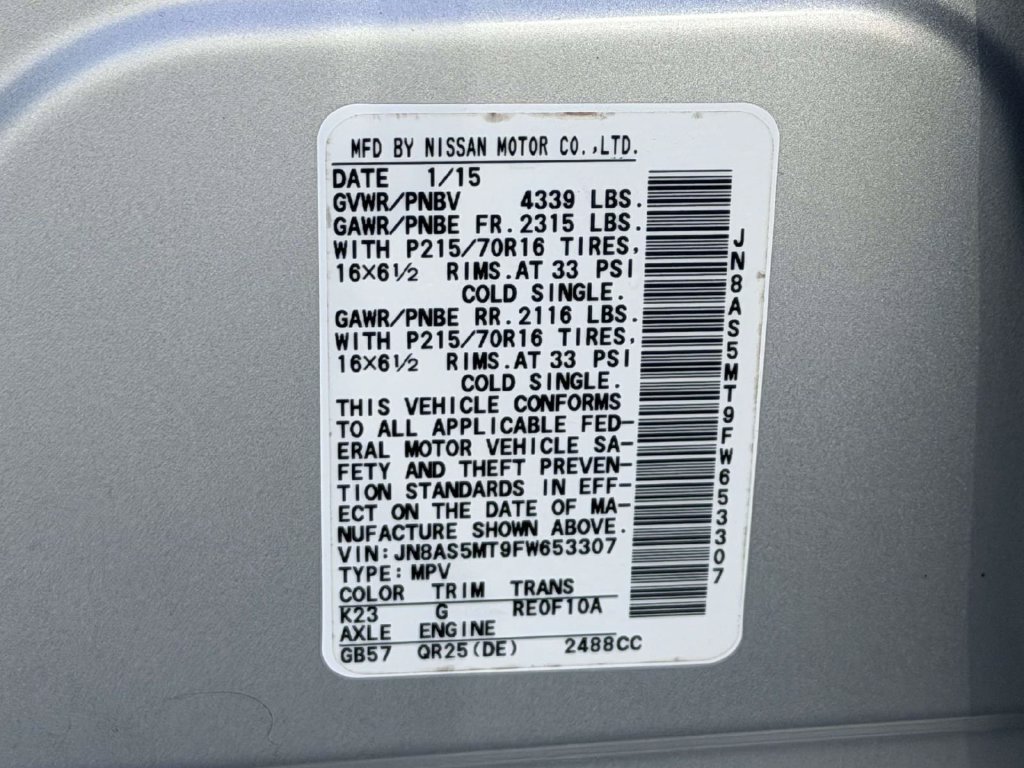 Used 2015 Nissan Rogue S w/ Convenience Package FWD image 26