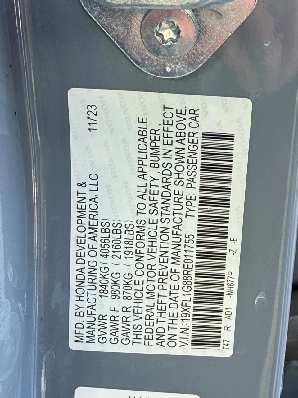 Used 2024 Honda Civic Sport Touring image 30