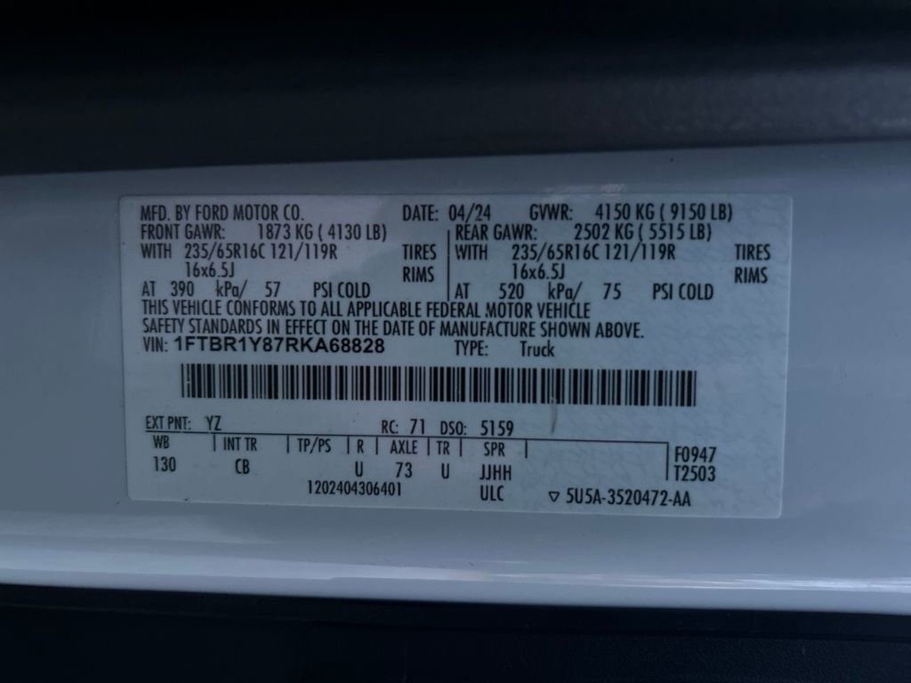 Used 2024 Ford Transit 250 Low Roof w/ Exterior Upgrade Package image 26