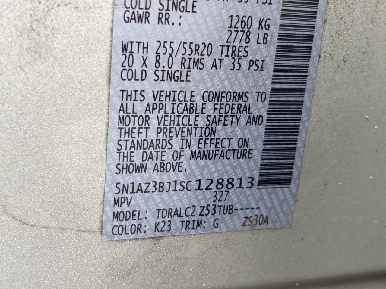 Certified 2025 Nissan Murano SV FWD image 28