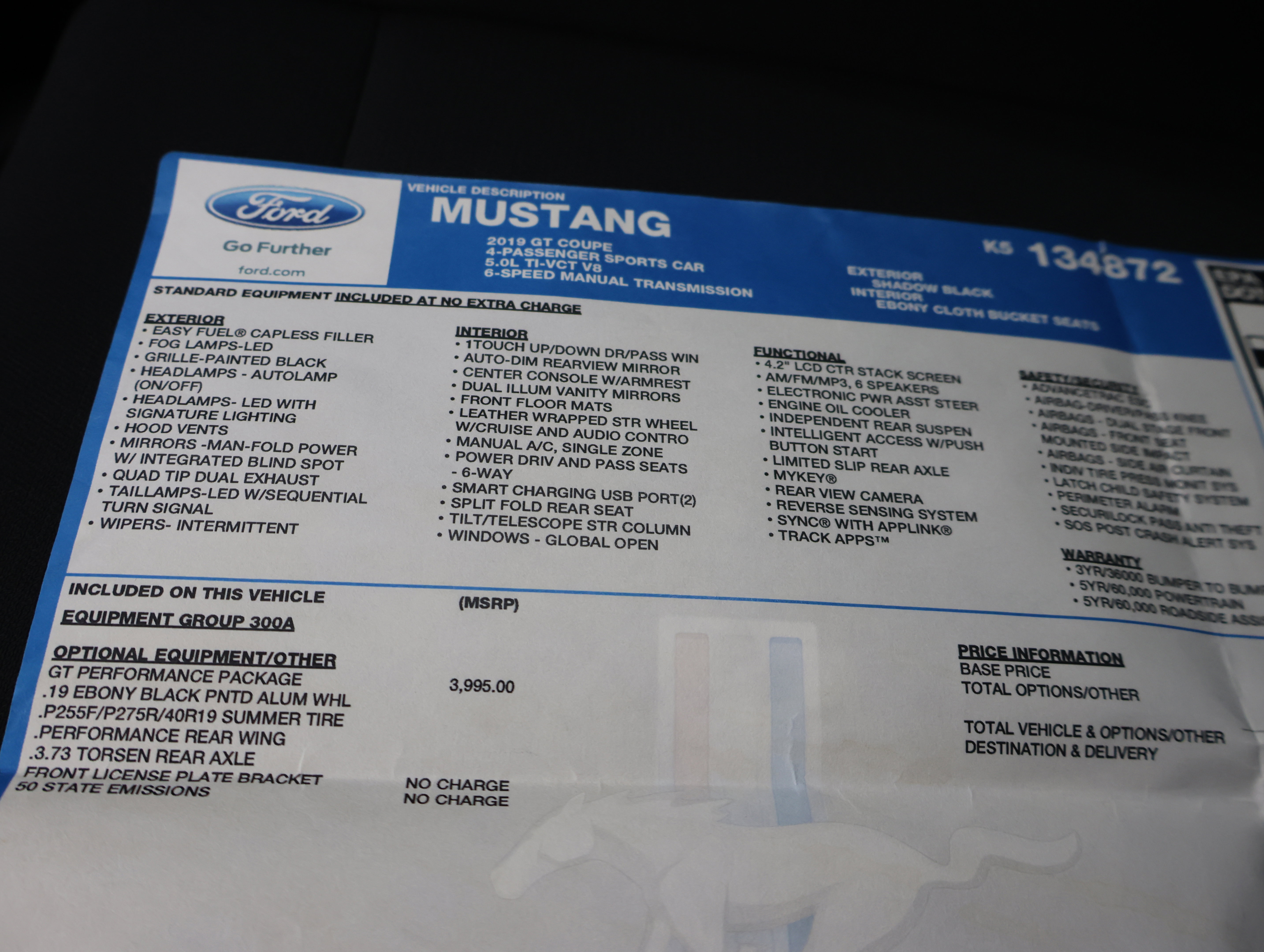 Used 2019 Ford Mustang GT w/ GT Performance Package image 51