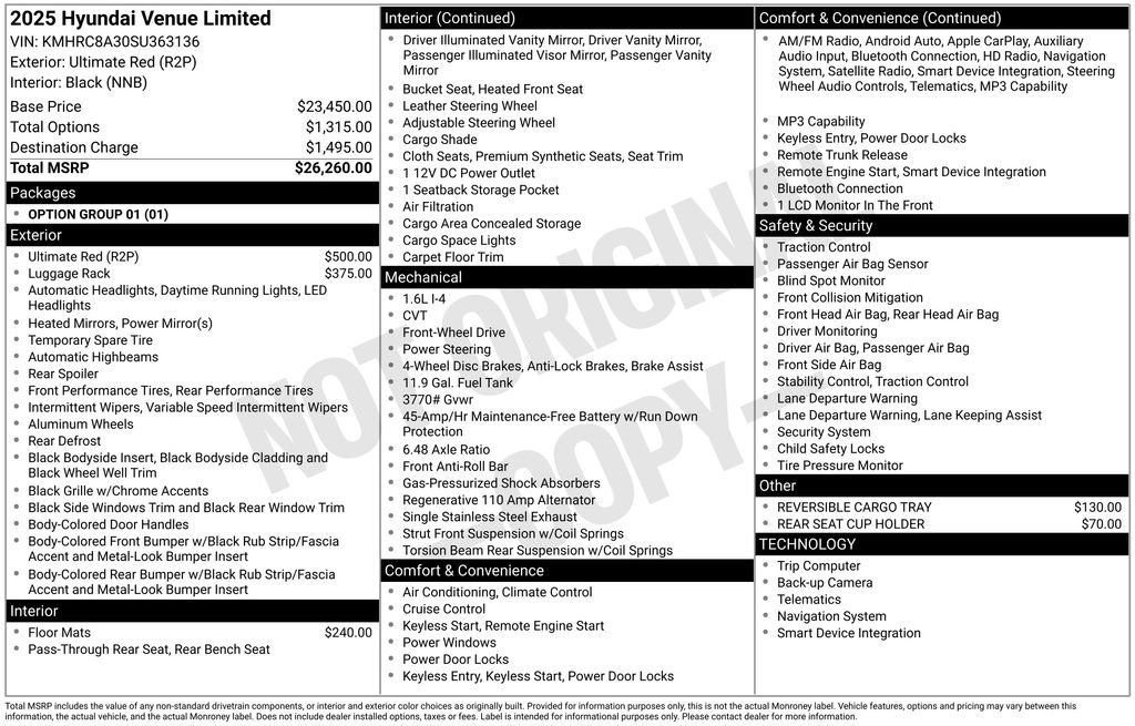 Used 2025 Hyundai Venue Limited image 24