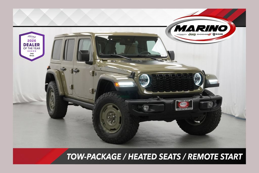 Certified 2025 Jeep Wrangler Unlimited Sport S 4xe AWD/4WD image 1