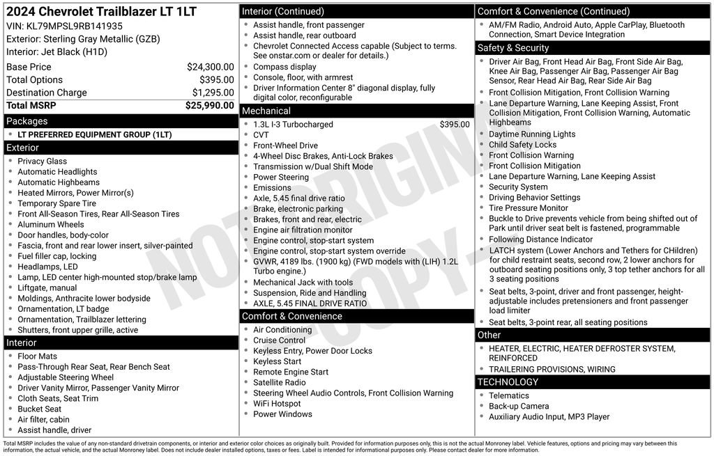 Used 2024 Chevrolet TrailBlazer LT image 6