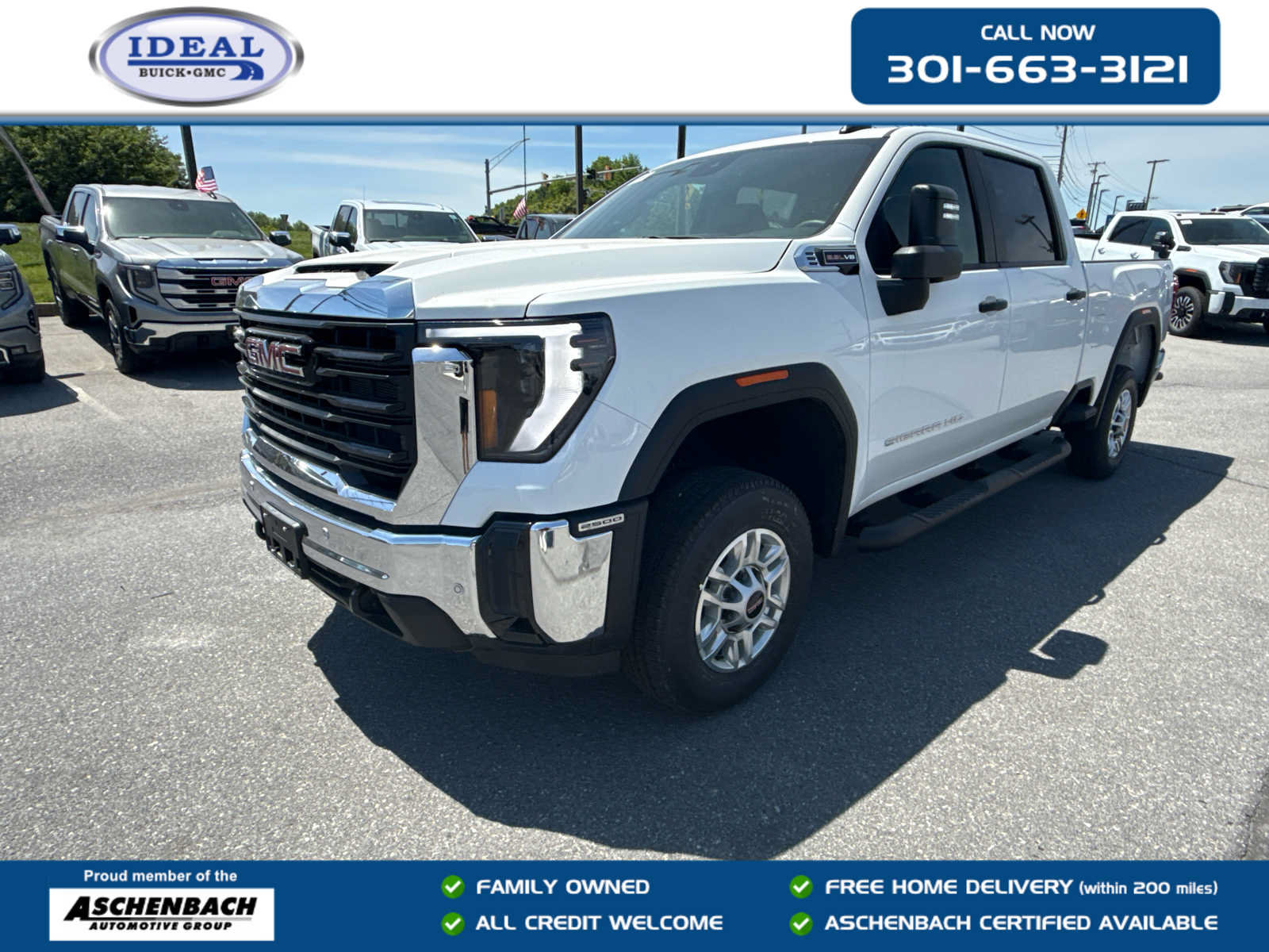 New 2026 GMC Sierra 2500 Pro w/ 1SA Pro Safety Plus Package