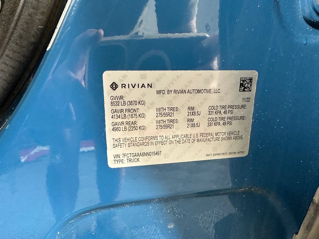 Used 2022 Rivian R1T Adventure AWD/4WD image 38