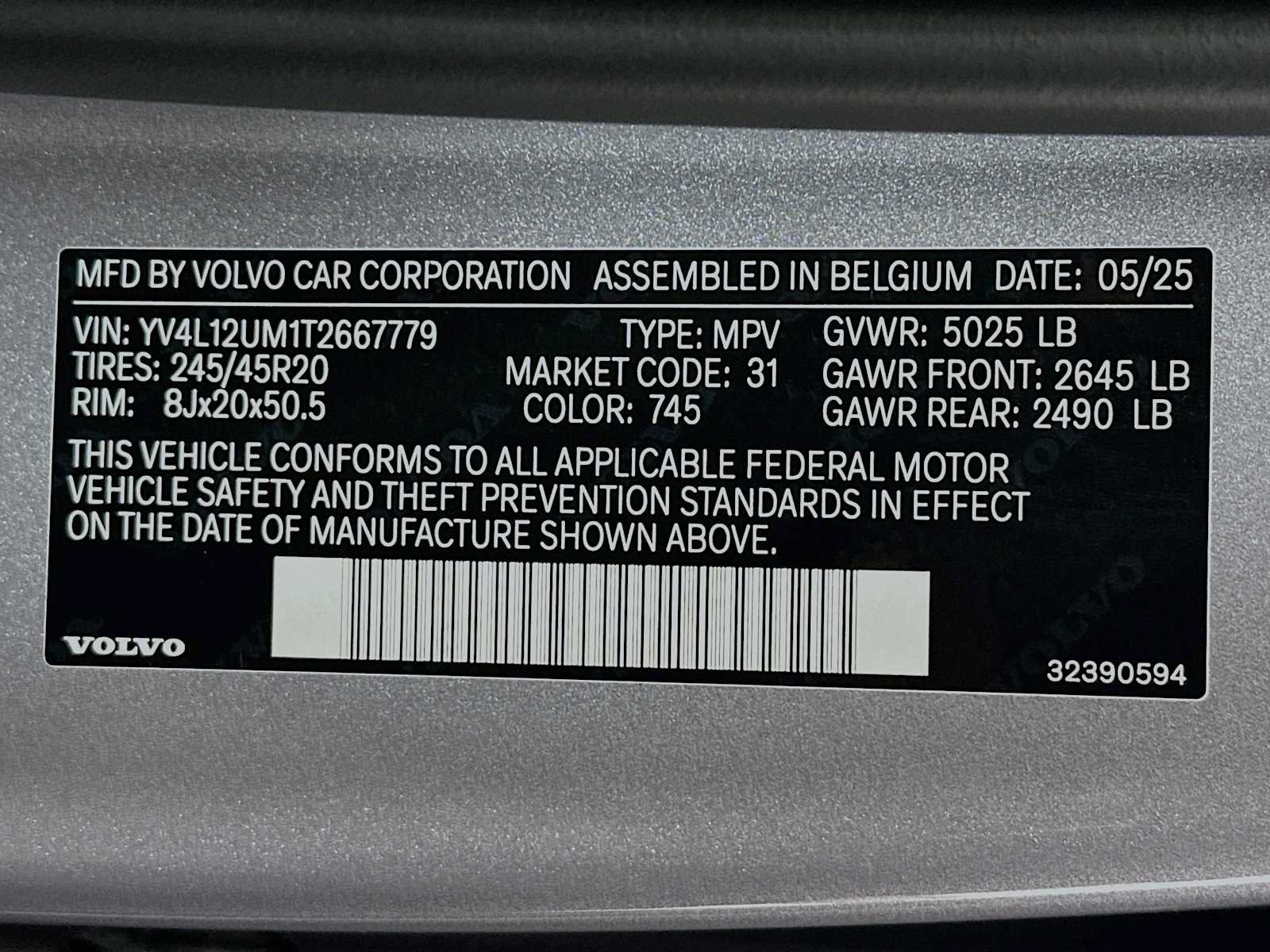 Used 2026 Volvo XC40 B5 Ultra w/ Climate Package AWD/4WD image 31