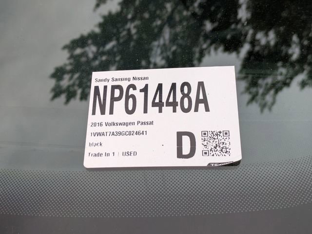 Used 2016 Volkswagen Passat 1.8T S FWD image 7