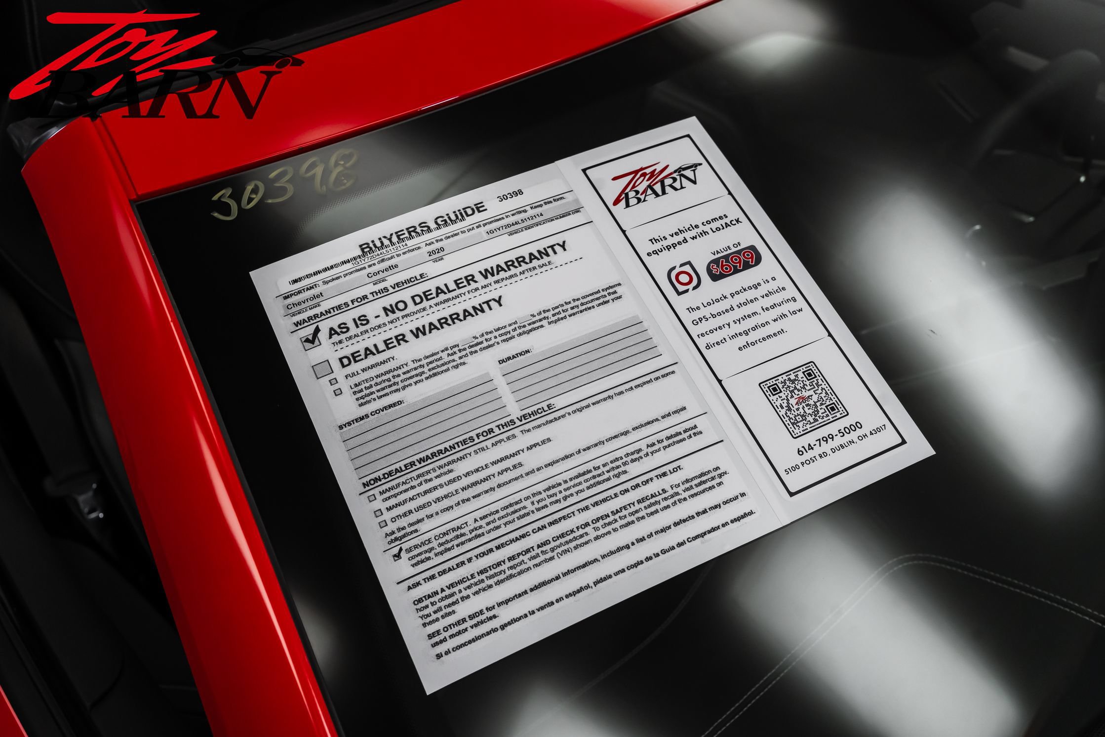 Used 2020 Chevrolet Corvette Stingray Preferred Cpe w/ 2LT Preferred Equipment Group RWD image 53