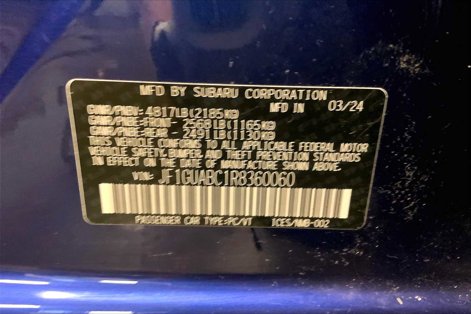 Certified 2024 Subaru Impreza 2.0i image 33