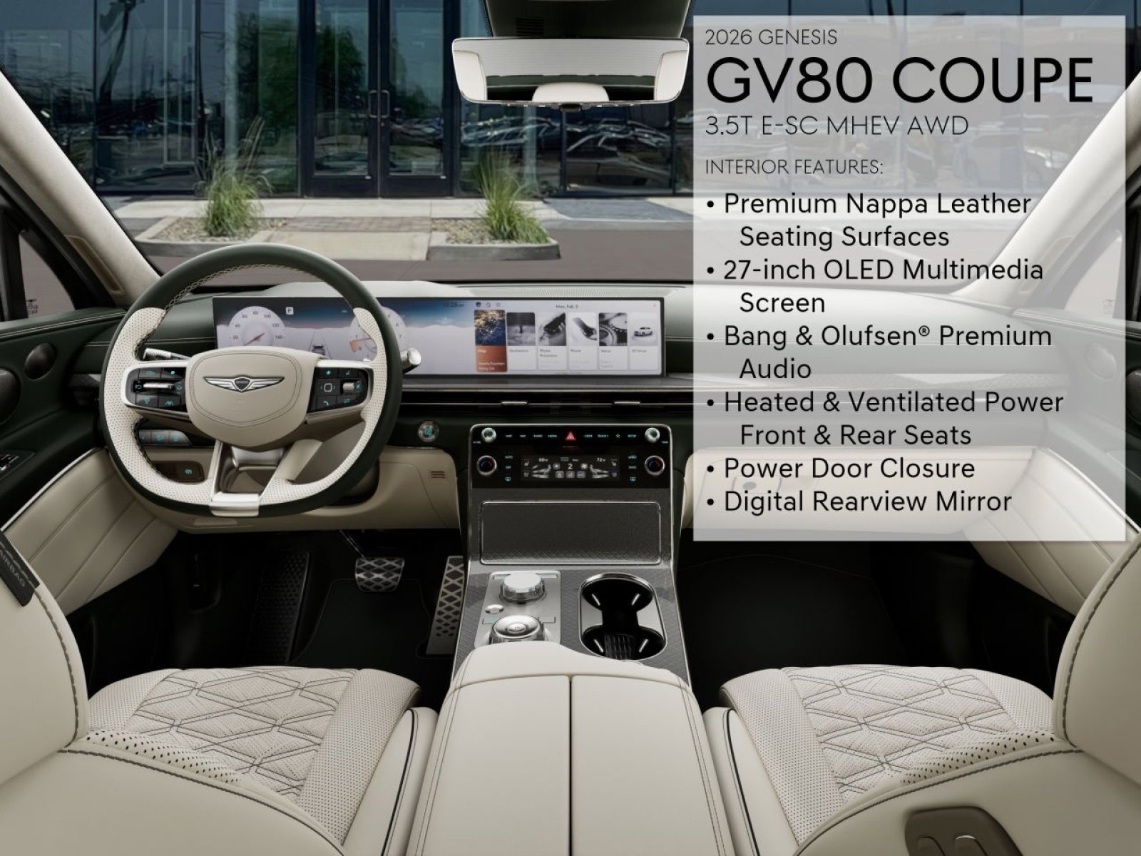 New 2026 Genesis GV80 3.5T e-SC image 15