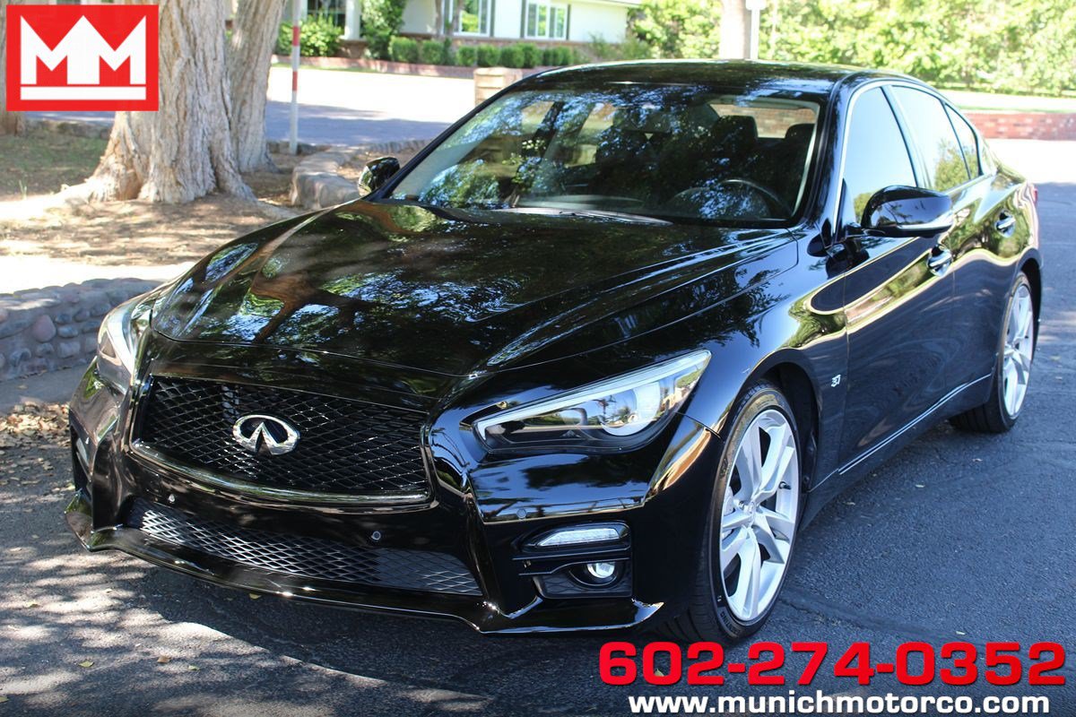 Used 2014 INFINITI Q50 w/ Deluxe Touring Package RWD image 1