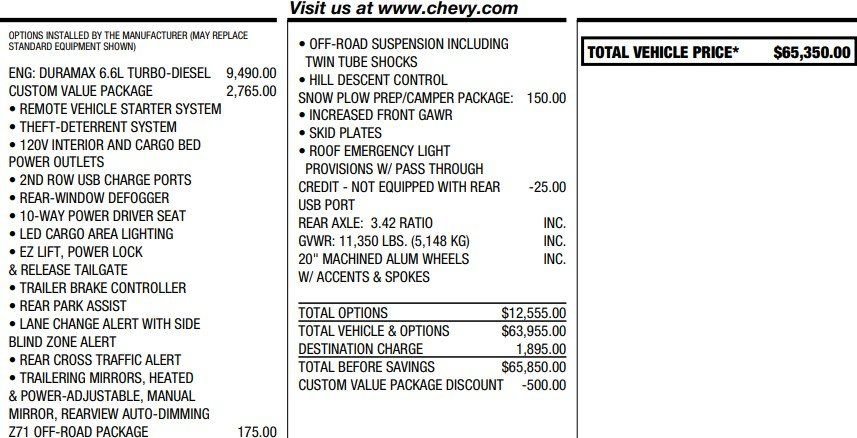 Used 2024 Chevrolet Silverado 2500 Custom w/ Custom Value Package image 2