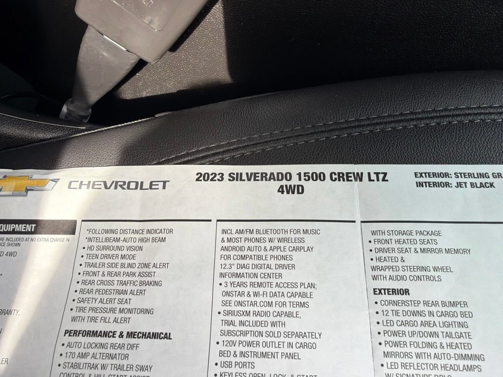 Used 2023 Chevrolet Silverado 1500 LTZ AWD/4WD image 43