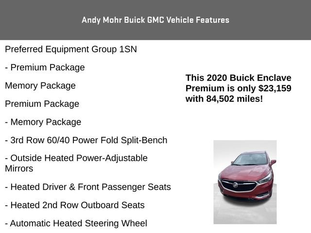 Used 2020 Buick Enclave Premium w/ LPO, Floor Liner Package AWD/4WD image 8