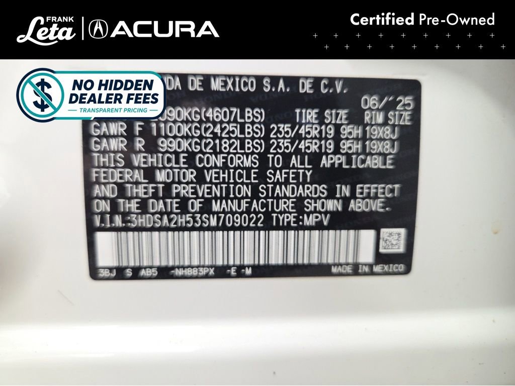 Certified 2025 Acura ADX A-Spec AWD/4WD image 27