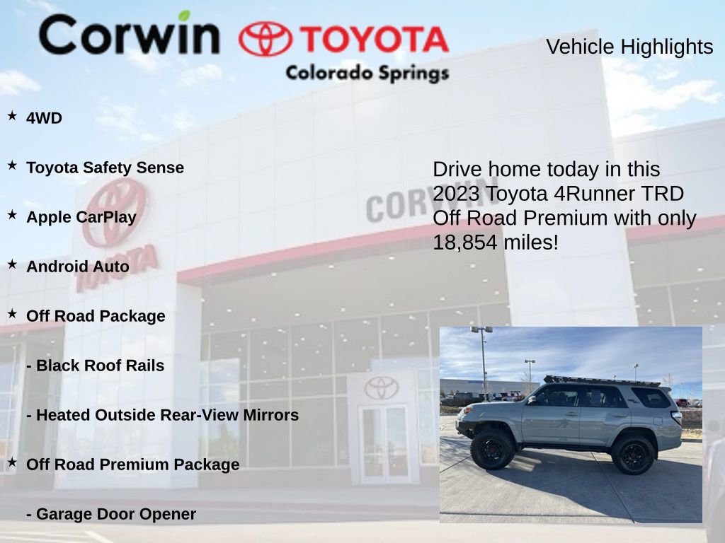 Used 2023 Toyota 4Runner TRD Off-Road Premium w/ Off Road Premium Plus Package image 6