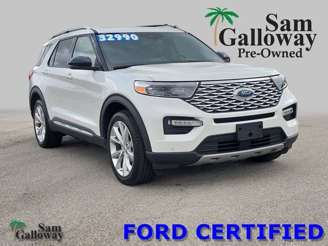 Certified 2021 Ford Explorer Platinum w/ Equipment Group 601A image 1