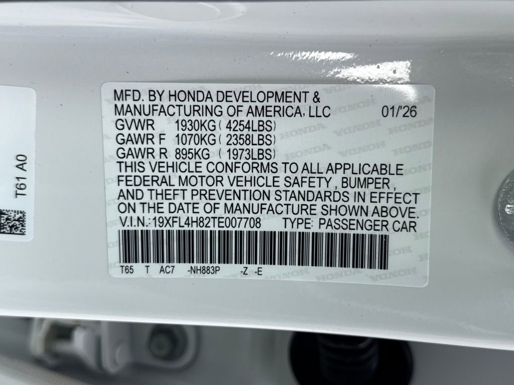 New 2026 Honda Civic Sport image 28