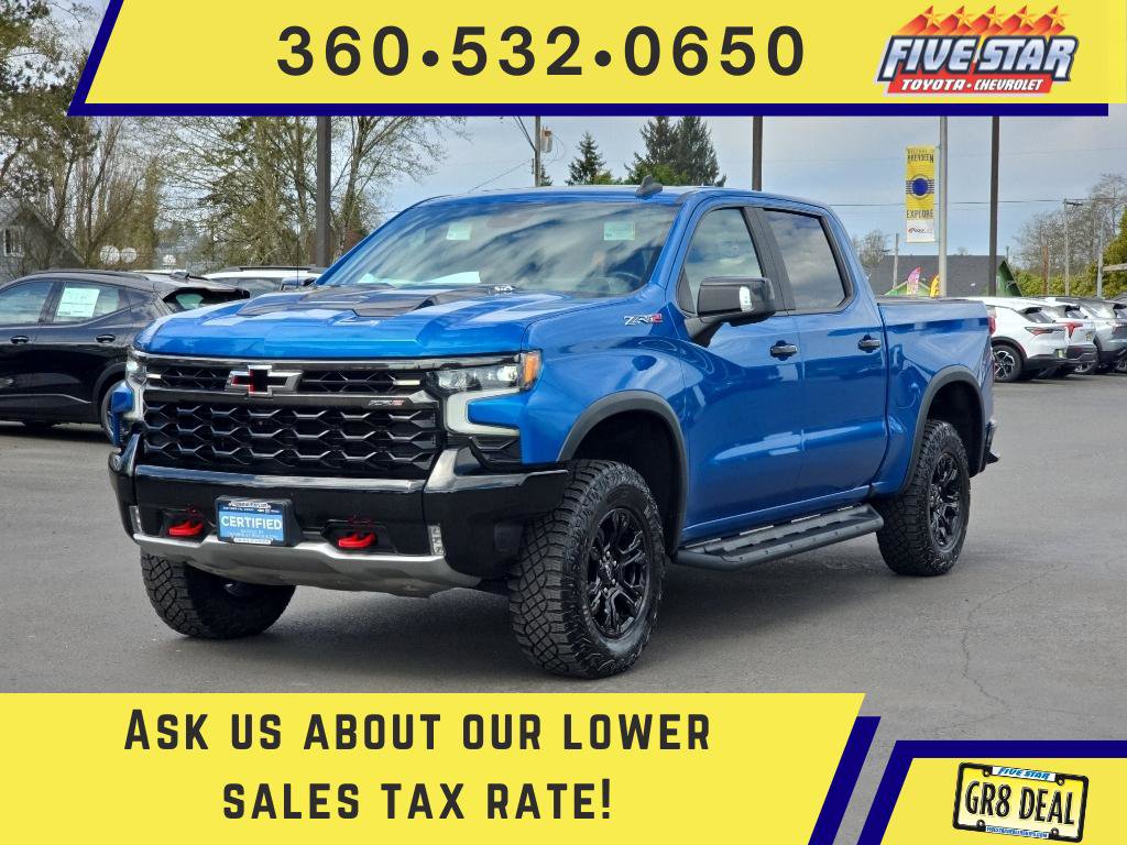 Certified 2022 Chevrolet Silverado 1500 ZR2 w/ Technology Package image 1