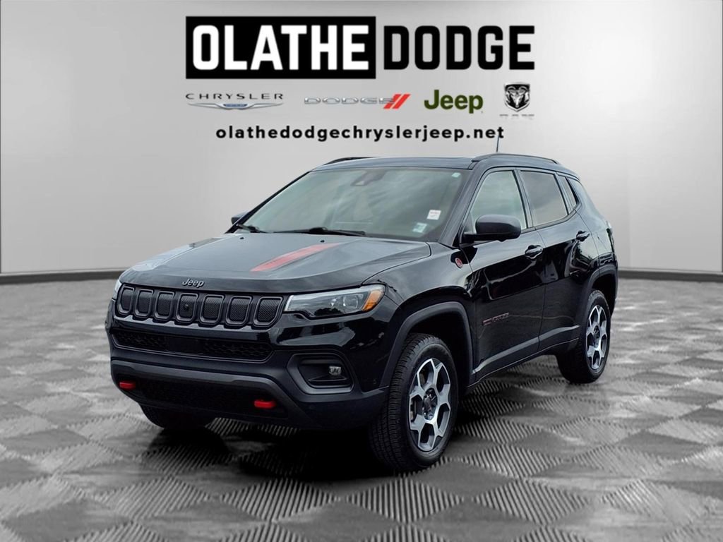 Used 2022 Jeep Compass Trailhawk w/ Trailhawk Elite Group AWD/4WD image 1