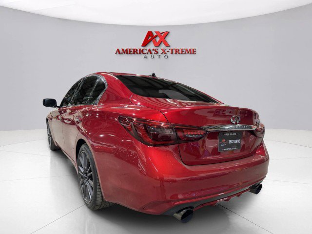 Used 2018 INFINITI Q50 Red Sport 400 w/ Proactive Package image 4
