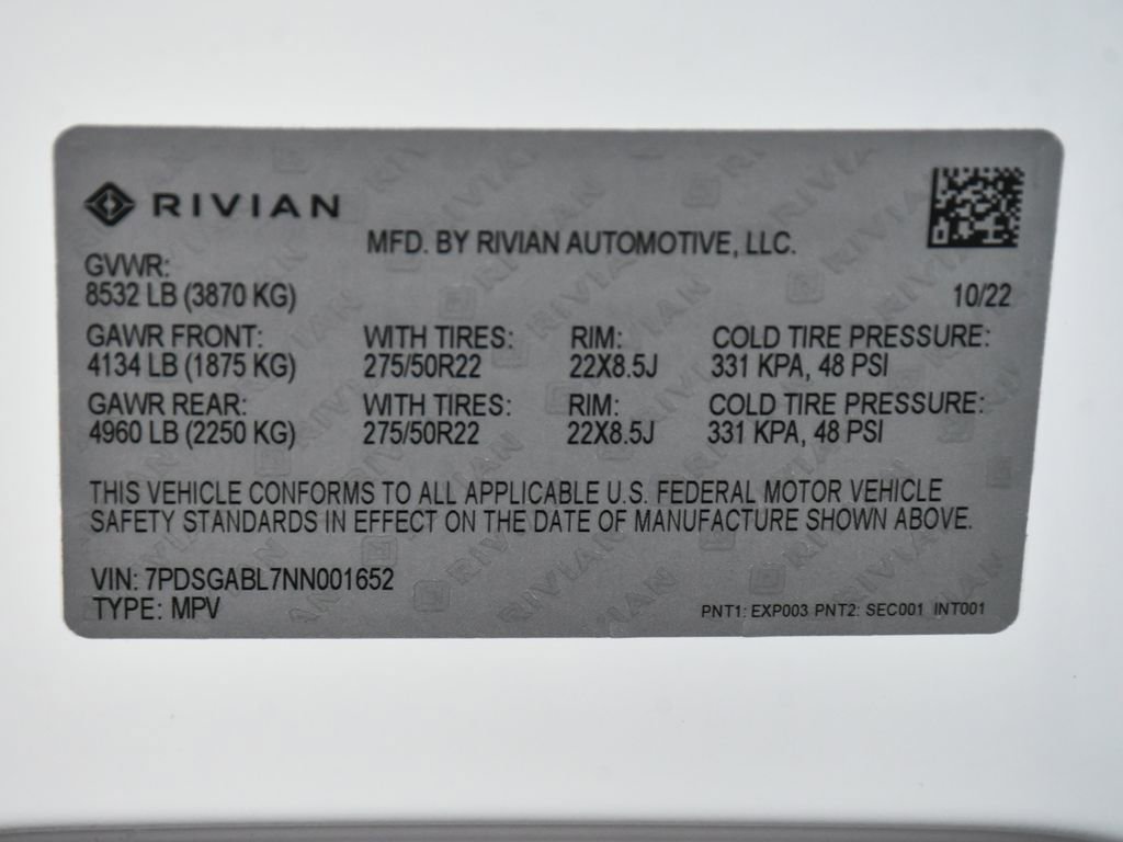 Used 2022 Rivian R1S Launch Edition image 19