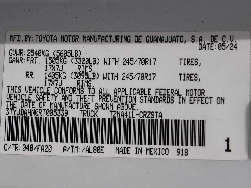 Used 2024 Toyota Tacoma SR RWD image 29