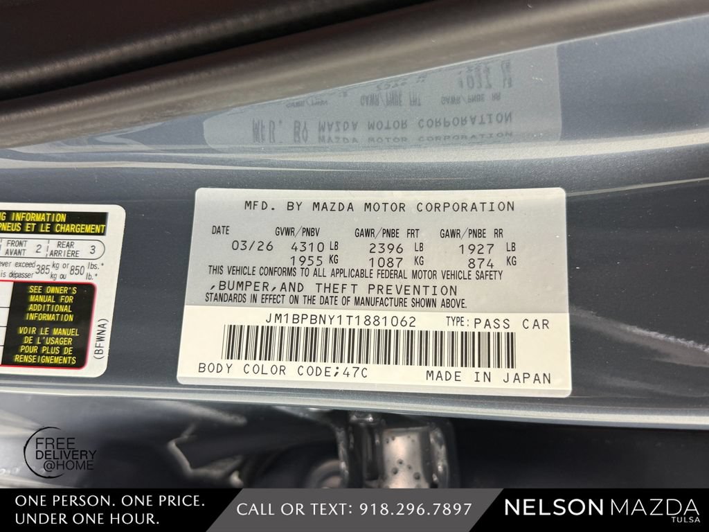 New 2026 MAZDA MAZDA3 Hatchback w/Premium Plus Pkg AWD/4WD image 55