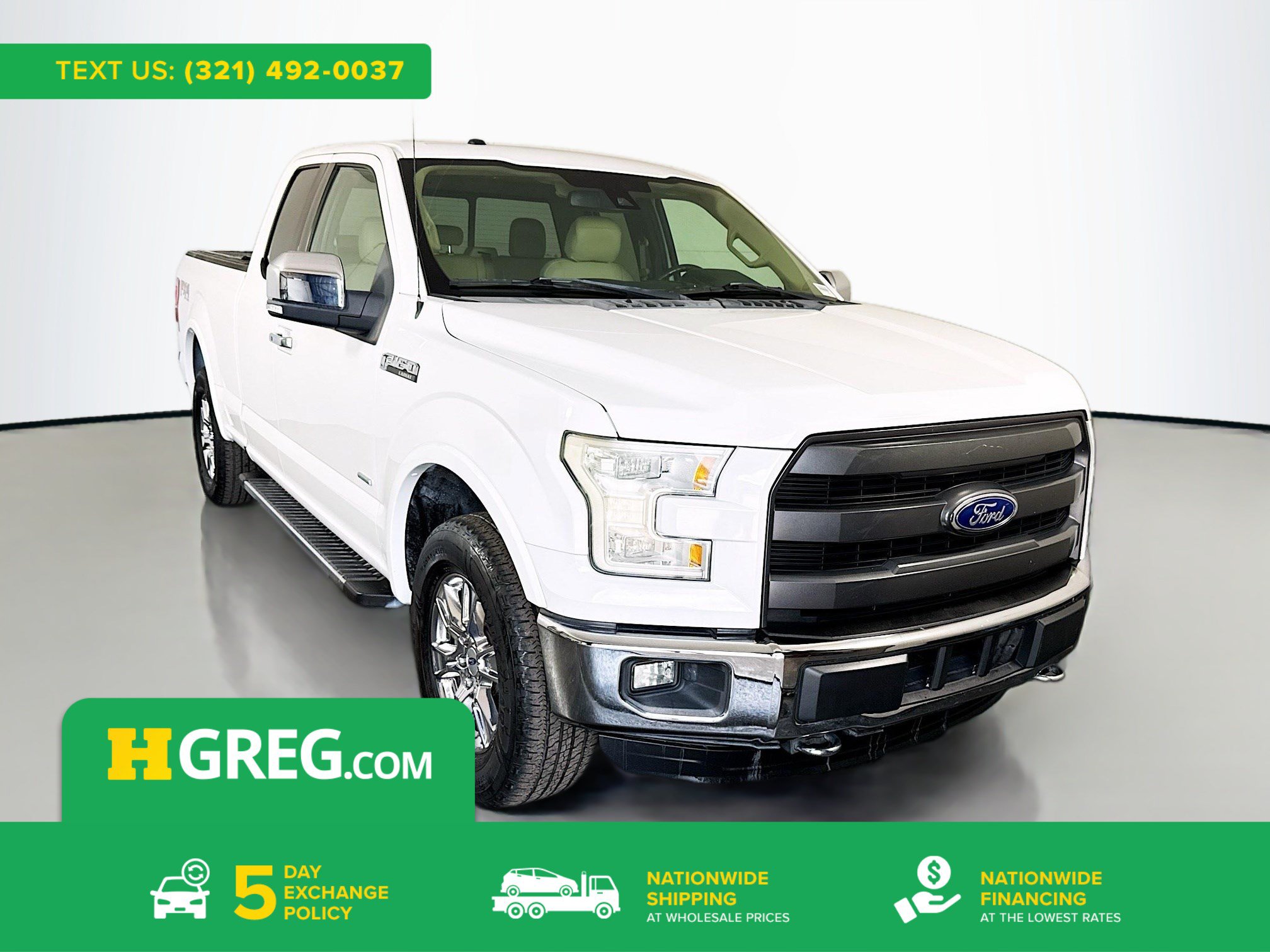Used 2015 Ford F150 Lariat w/ Equipment Group 502A Luxury AWD/4WD image 1