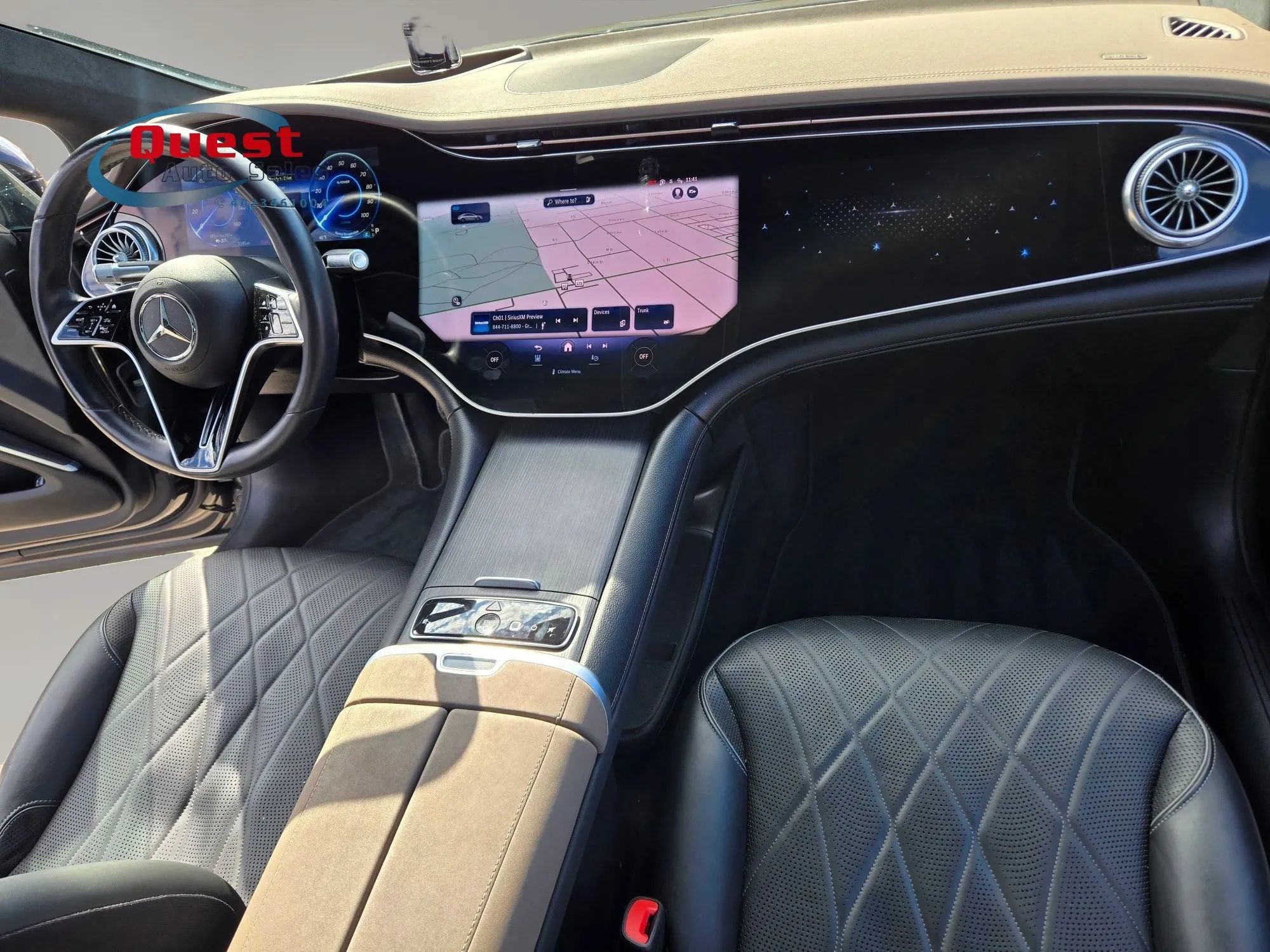 Used 2023 Mercedes-Benz EQS 580 4MATIC Sedan w/ Exclusive Trim Package image 67
