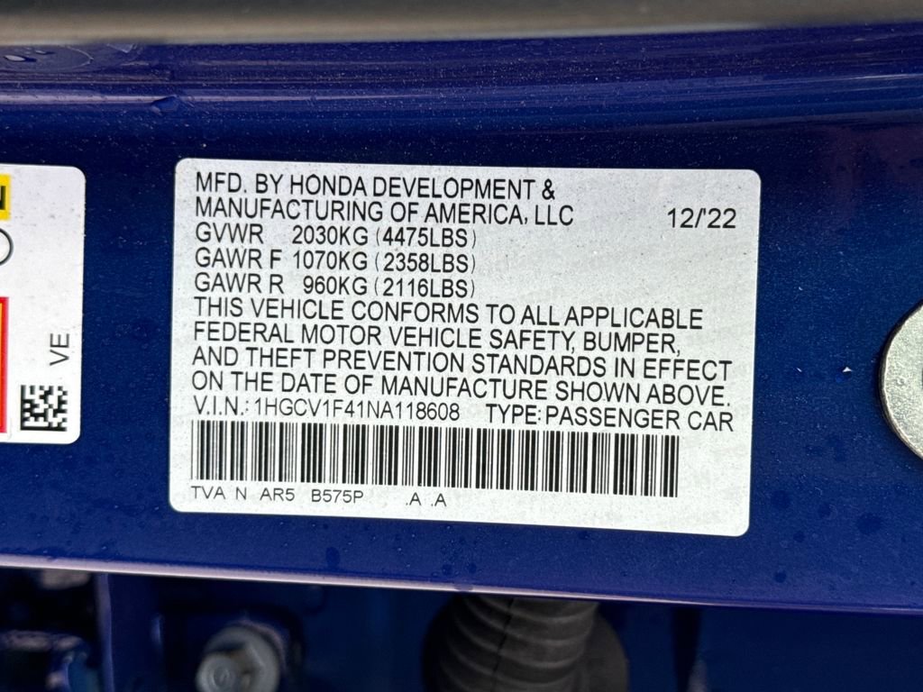 Used 2022 Honda Accord Sport Special Edition image 30