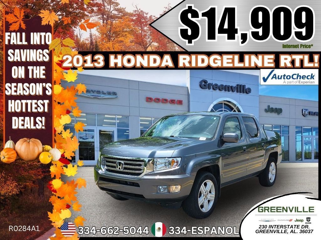 Used 2013 Honda Ridgeline RTL