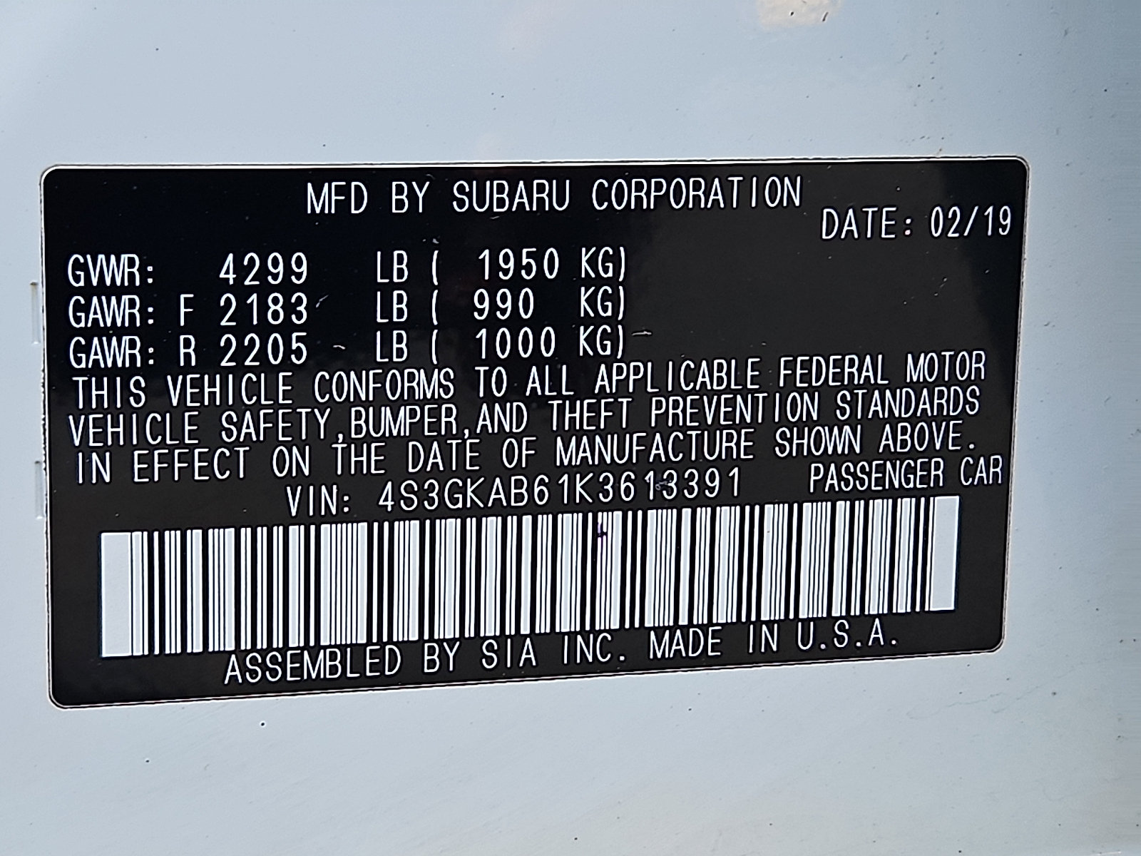 Used 2019 Subaru Impreza 2.0i w/ Eyesight AWD/4WD image 25