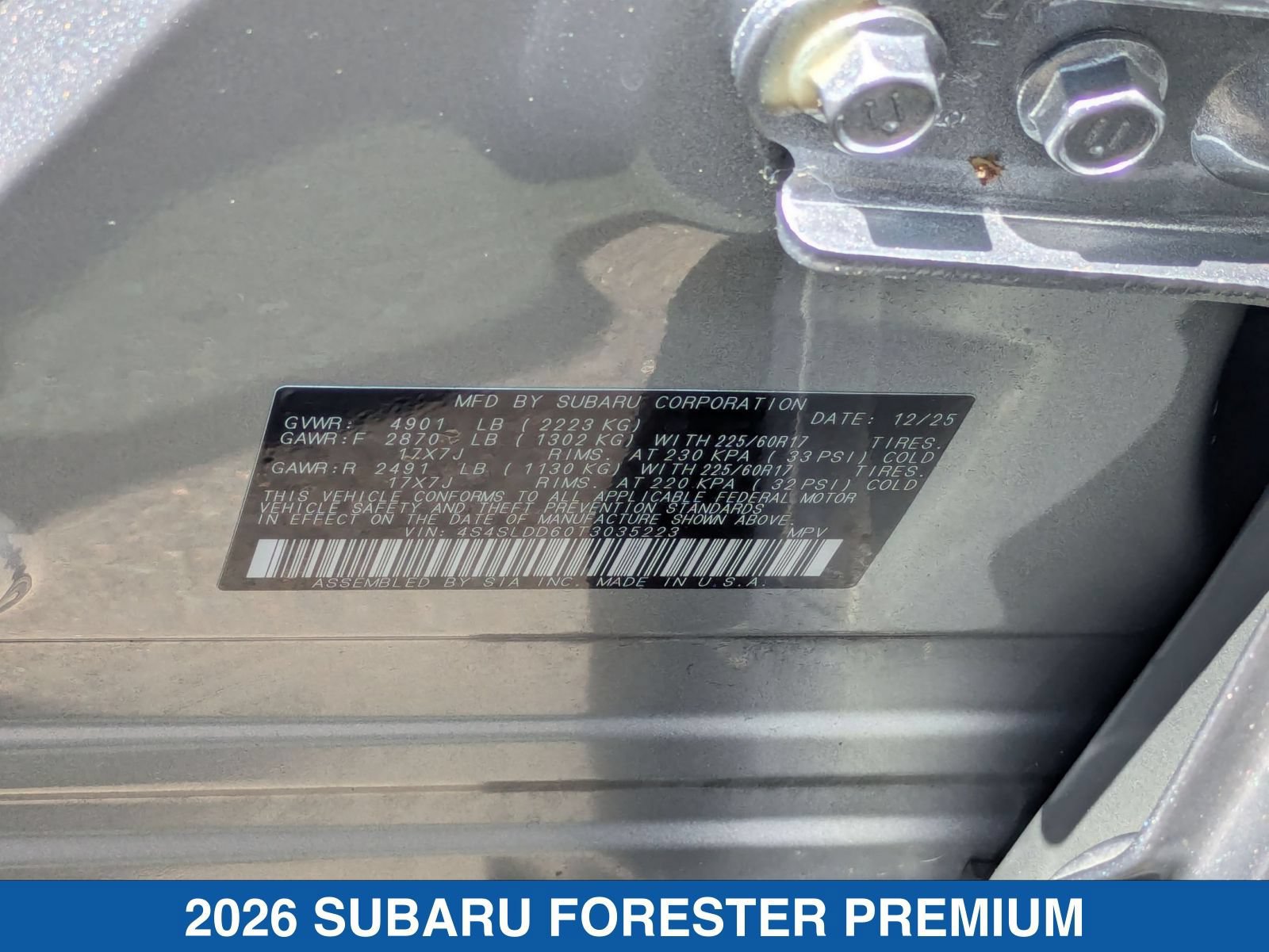 Certified 2026 Subaru Forester Premium AWD/4WD image 39