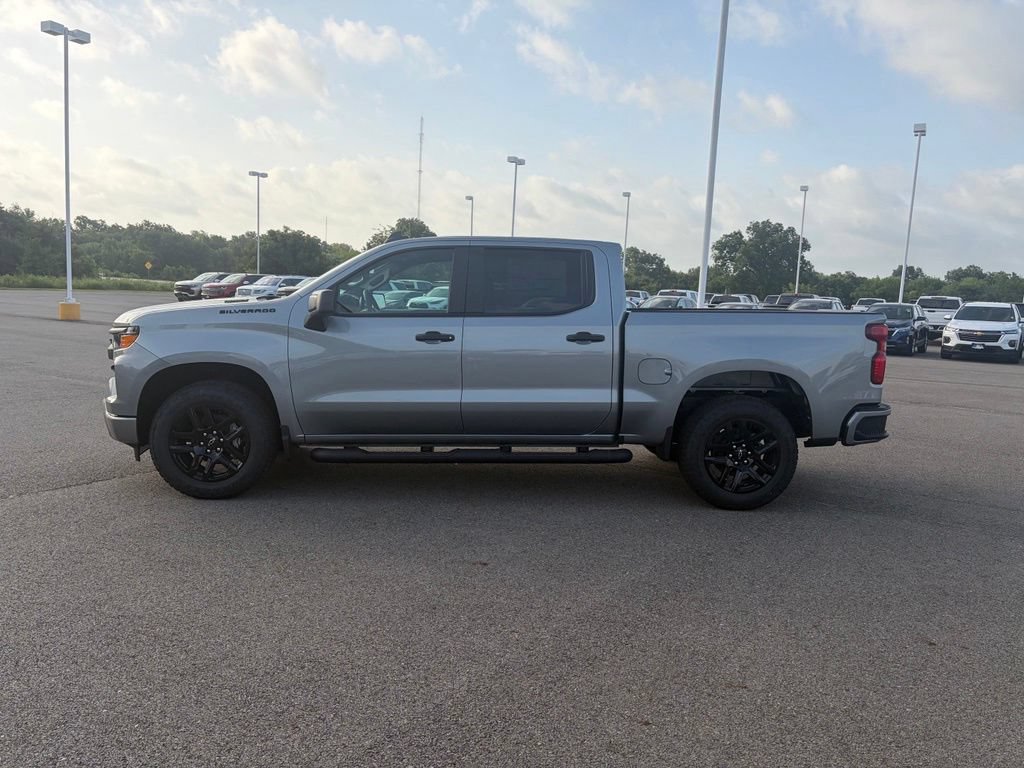 New 2026 Chevrolet Silverado 1500 Custom w/ Turbomax Blackout Package RWD image 2
