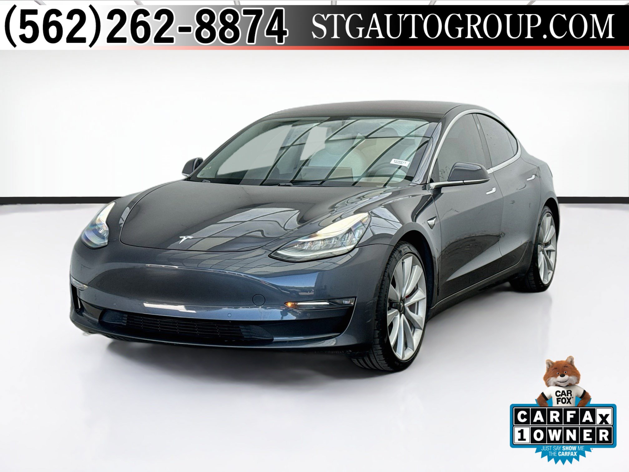 Used 2018 Tesla Model 3 AWD/4WD image 1